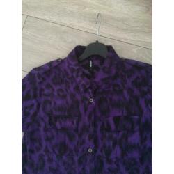 Nieuwe paarse dames blouse/ Tuniek van Shoeby