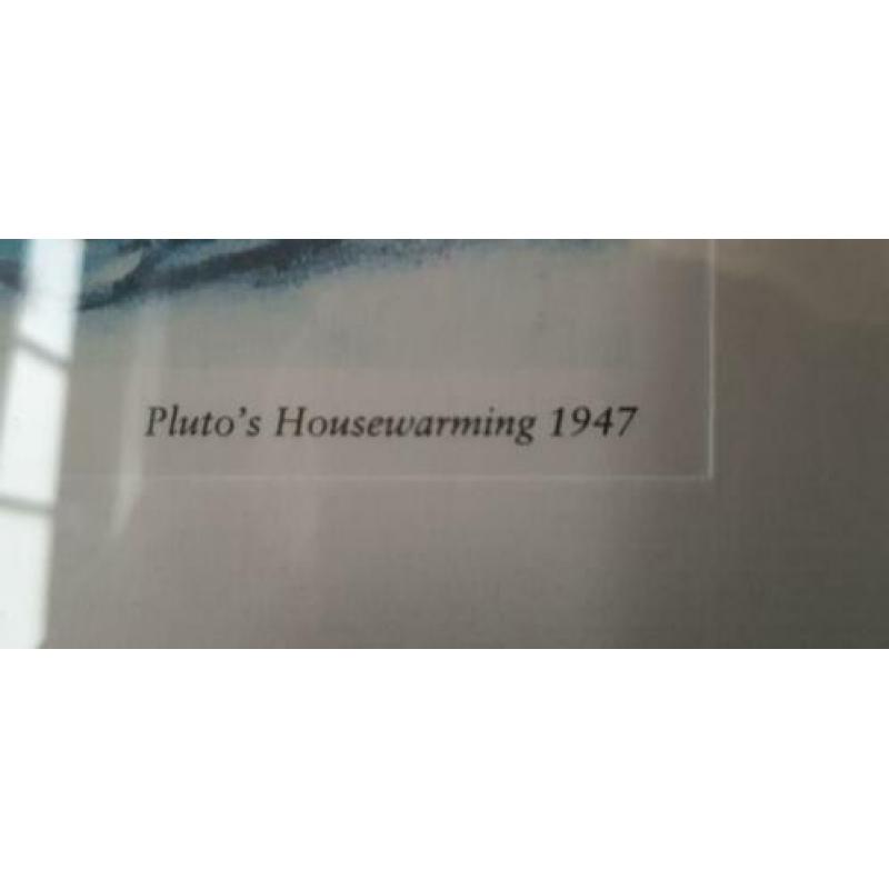 Disney - Litho - Pluto's housewarming