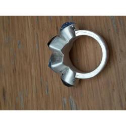Dryberg ring blauwe steentjes