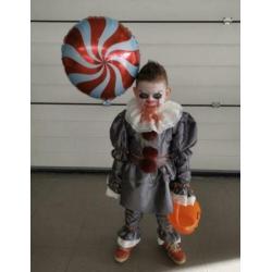 IT CLOWN CARNAVALSPAK MAAT 5-7 jaar