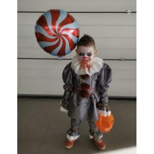IT CLOWN CARNAVALSPAK MAAT 5-7 jaar