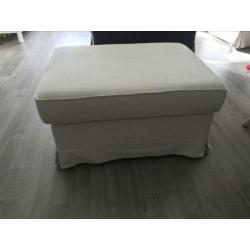 Ikea Hocker crèmekleurig 2 stuks