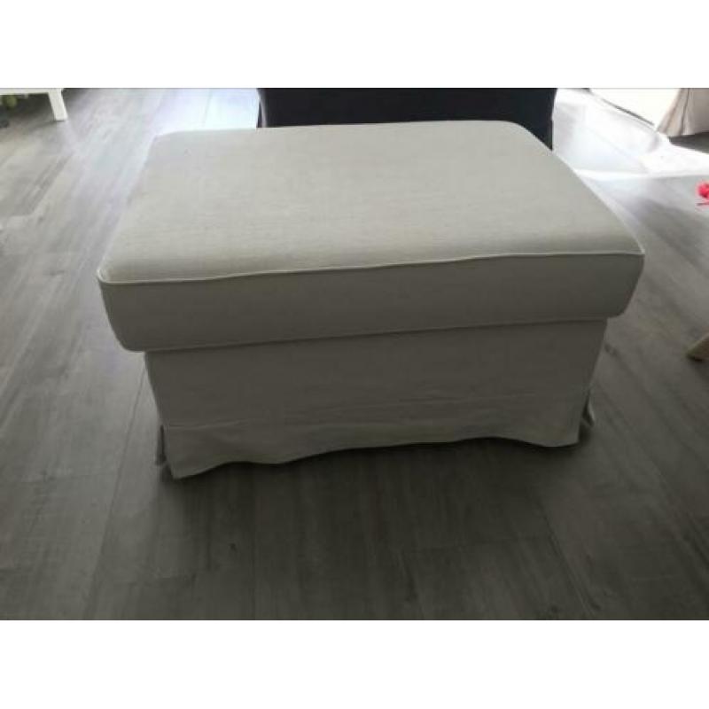Ikea Hocker crèmekleurig 2 stuks