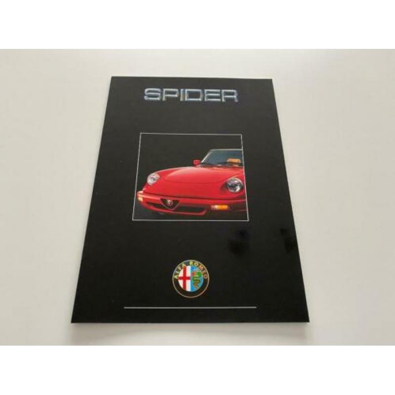 Alfa Romeo Spider 2.0 (Type 4) Brochure 1990