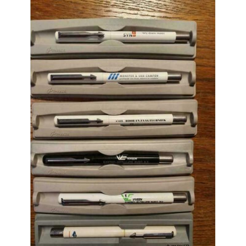 Parker fineliner pennen met reclame tekst