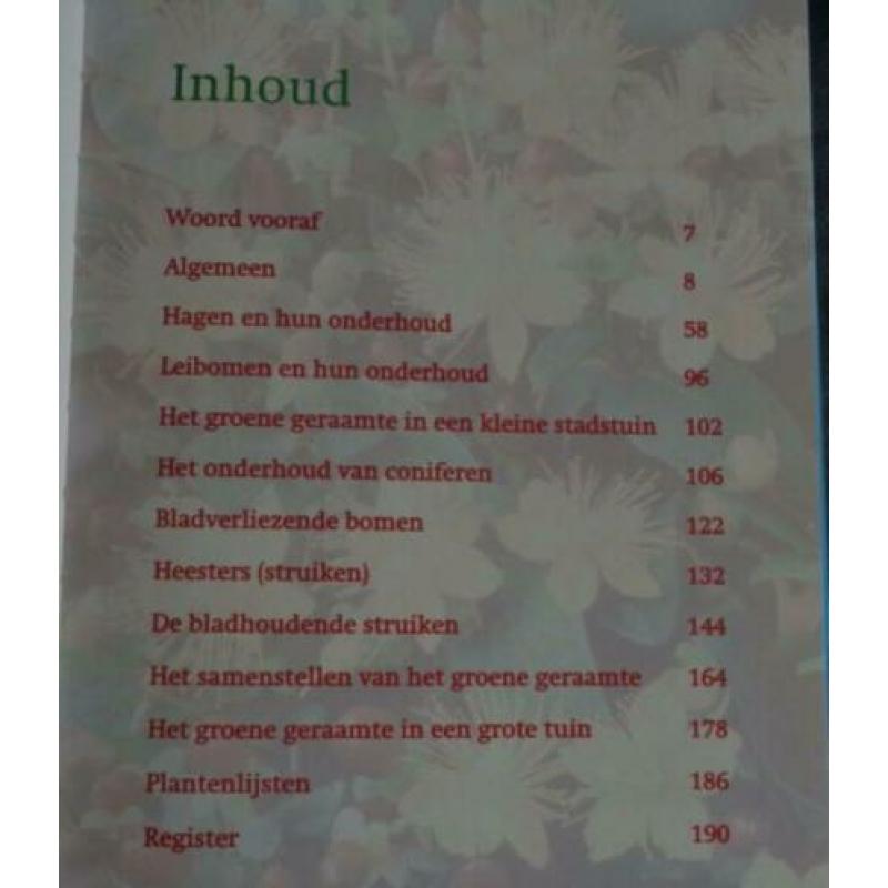 HET GROENE GERAAMTE DE BASIS VAN UW TUIN Rob Verlinden boek