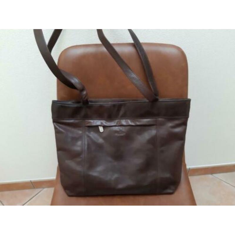 Bear Design bruin leren tas