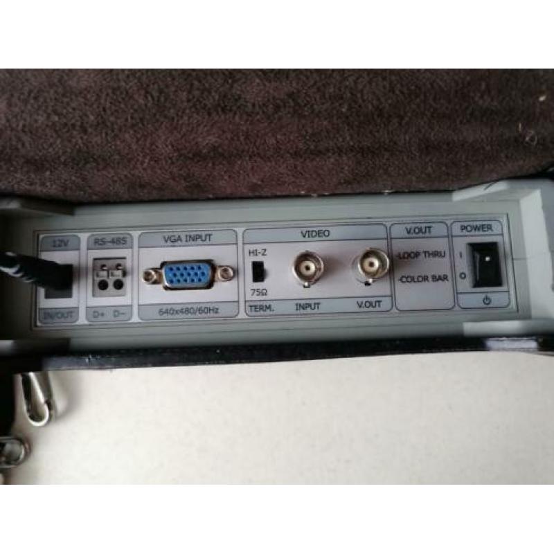 camera. test monitor