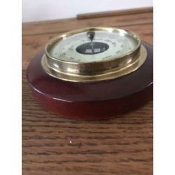Antieke vintage barometer hout