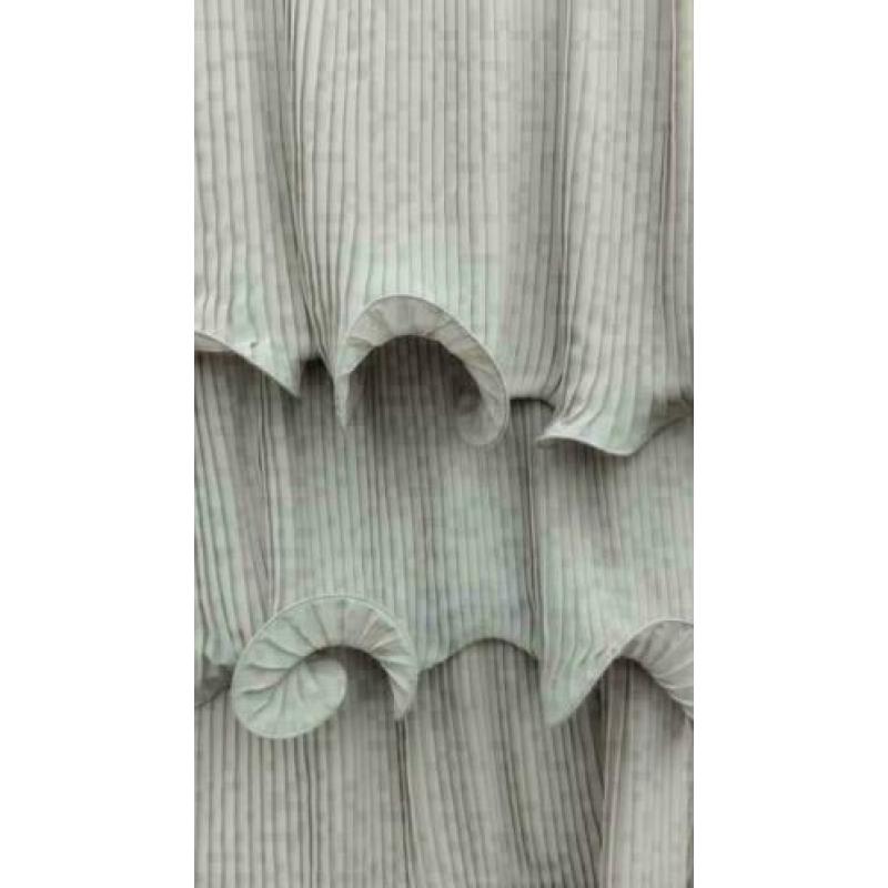 H&M leuke beige kronkel plissé tuniek mt L