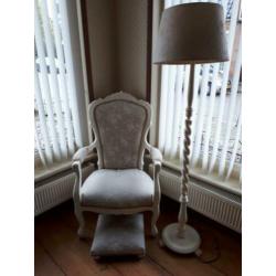 Lamp wit brocante