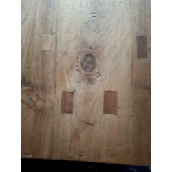 Eettafel massief eikenhout 200x100x79cm