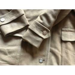 Burberry vintage Wol/Kasjmier dames jas mt 40.