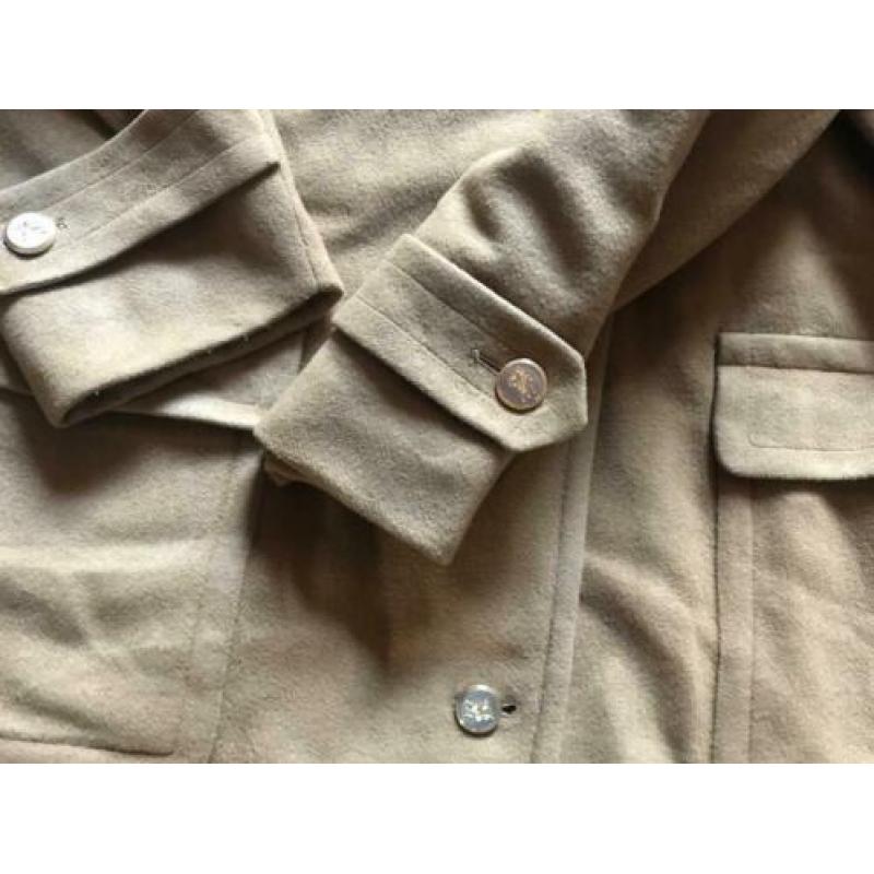 Burberry vintage Wol/Kasjmier dames jas mt 40.