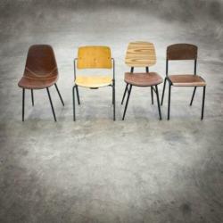 Tweedehand horeca design stoelen, restaurant cafe stoel 979