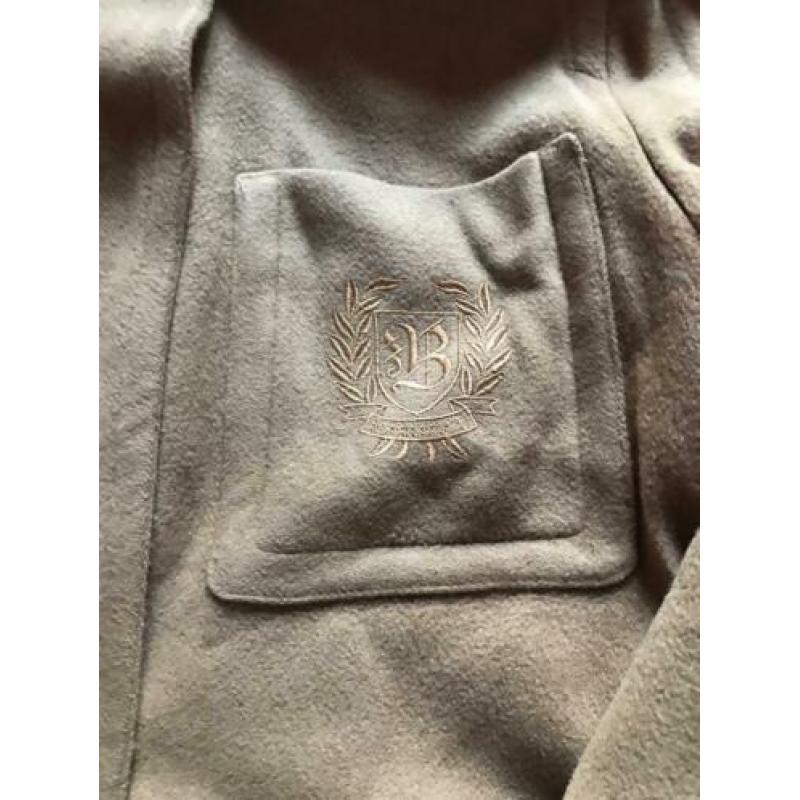 Burberry vintage Wol/Kasjmier dames jas mt 40.
