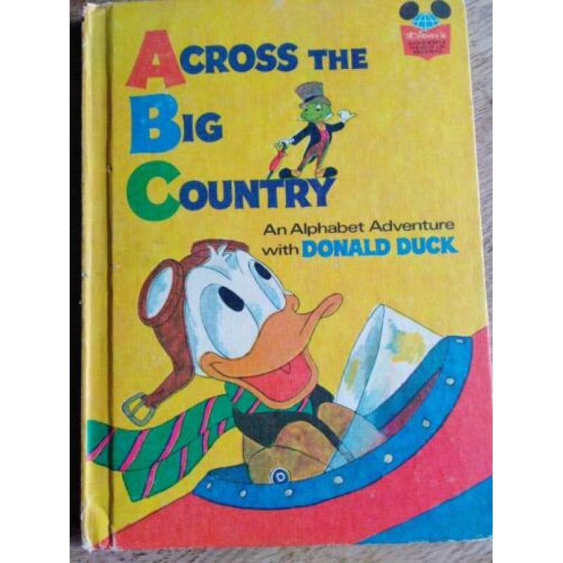 Disney boeken, 3 stuks. Engelstalig. Begin jaren '70. HC.