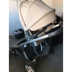 Stokke crusi beige melange,
