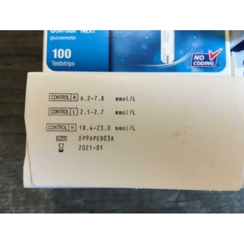 contour next bloedglucoseteststrips 4x 100 stuks