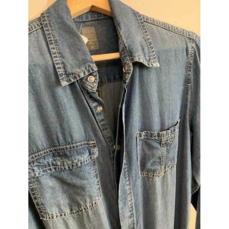 SUMMUM BLUE DAZE nieuwe l.blauwe jeans jumpsuit maat 42