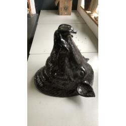 Wildzwijn beeld groot om op te hangen merk Lorrit Heinen