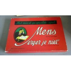 Set a 3 vintage spel mens erger je niet bingo puzzel aap