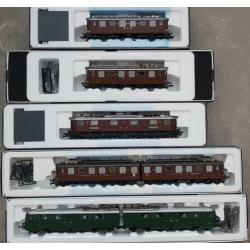 Roco 4 x BLS loc (Ae4/4 2x, Ae6/8, Ae8/8 en SBB Ae 6/14, all