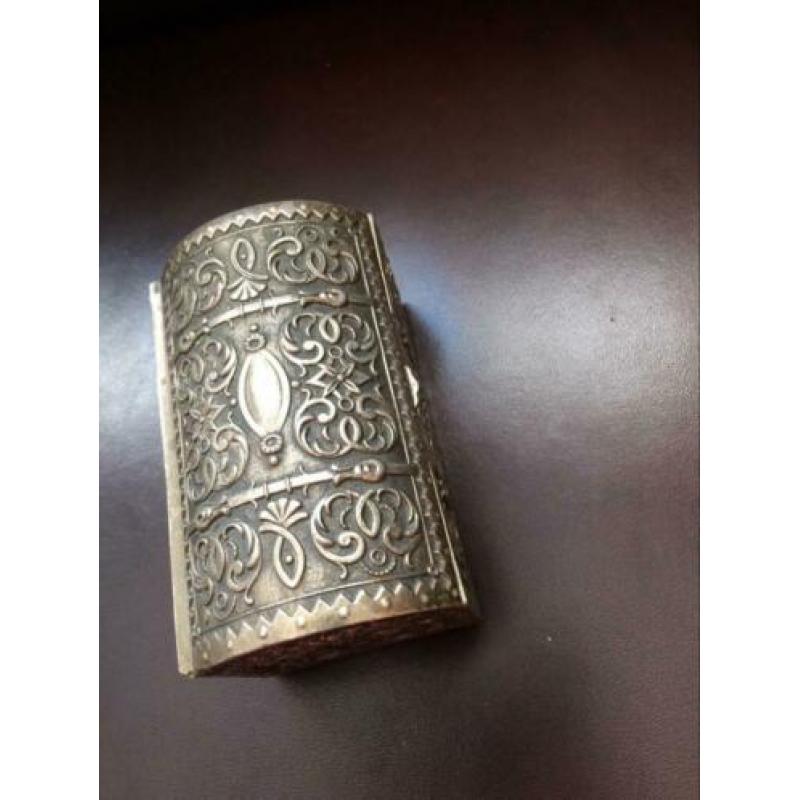 * SCHATKISTJE juwelenkistje zilver kleur trefw Harry Potter