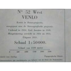 Kaart nr 52 West Venlo, verkend 1934, nr.46 Vierlingsbeek