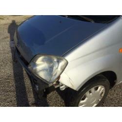 Daihatsu Cuore 1.0 3D 2003 Grijs, schade voertuig