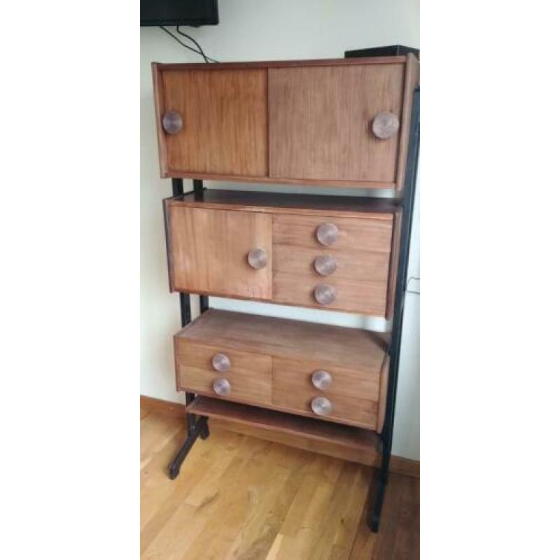 vintage jaren 60/70 simpla lux kast / wandmeubel