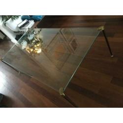 Elegante glazen salontafel