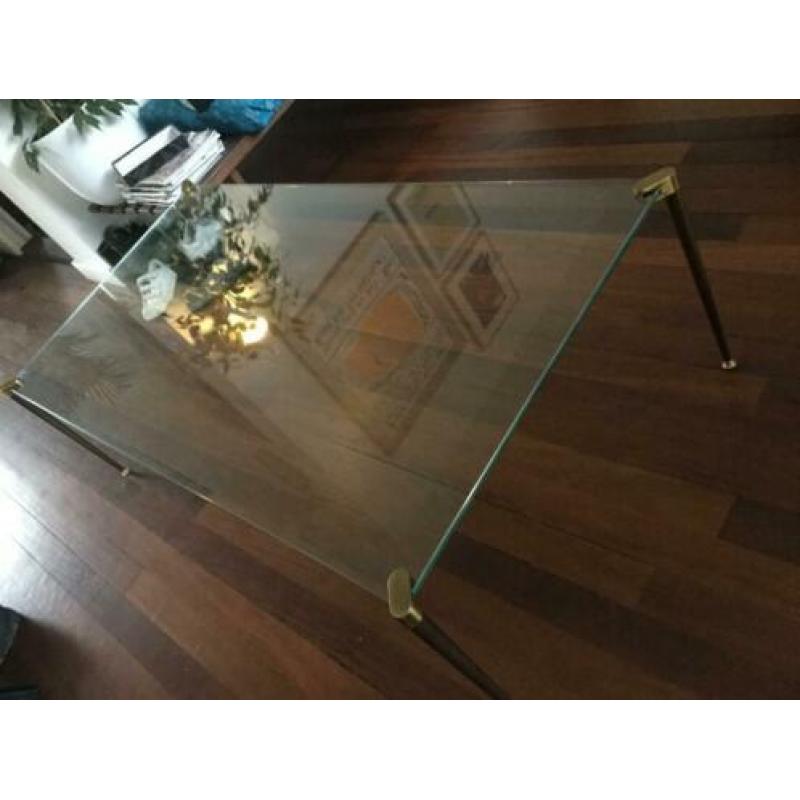 Elegante glazen salontafel