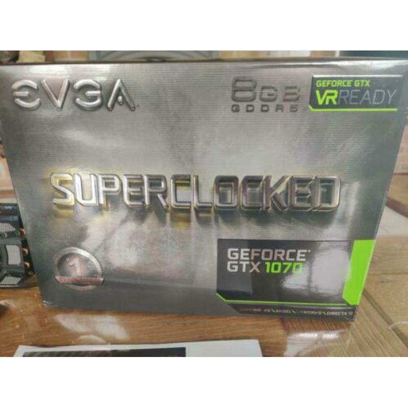 EVGA GTX1070 8GB SUPERCLOCKED - Gaming Videokaart.