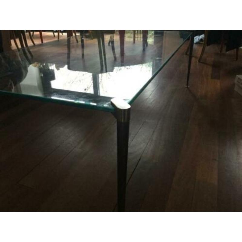 Elegante glazen salontafel