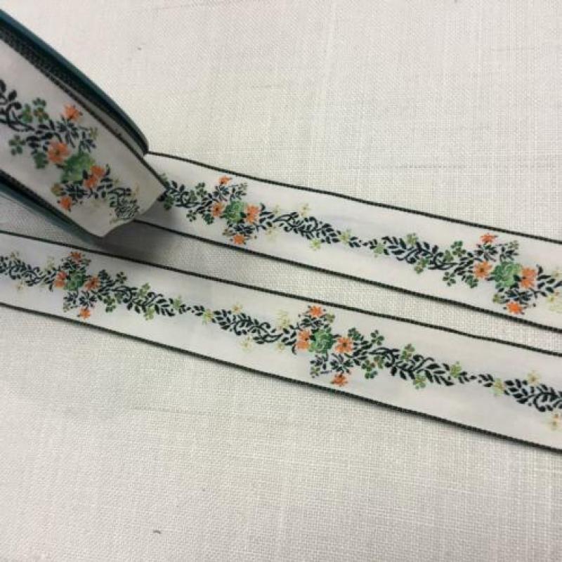 Retro band katoen 3 cm breed, art B10