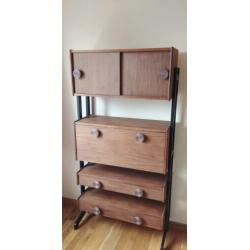 vintage jaren 60/70 simpla lux kast / wandmeubel