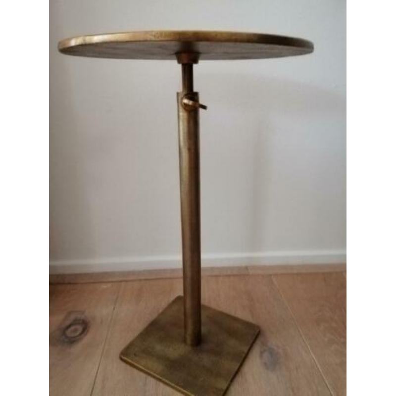 Bagstand van Pols Potten. Brasskleurig. 25 cm dm. 45,-