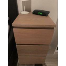 MALM ladekast 3 lades