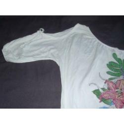 Maat m - fracomina - wit met print