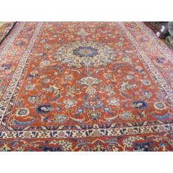 Antiek Handgeknoopt Perzisch Tapijt Esfahan Maat2.50X3.60,cm