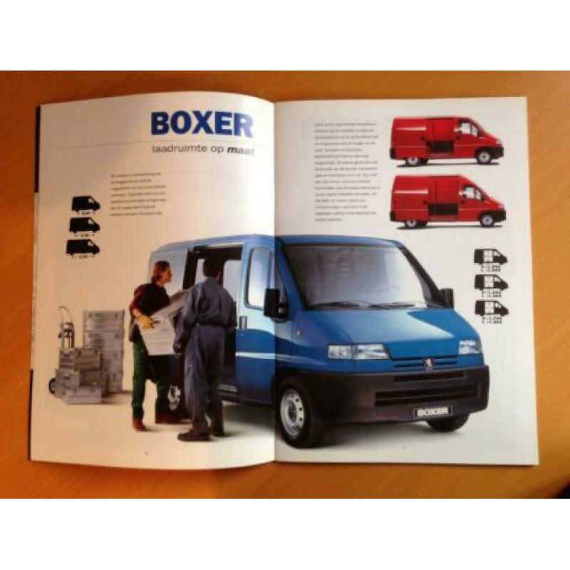 Peugeot Boxer Bestelwagen Brochure 1997