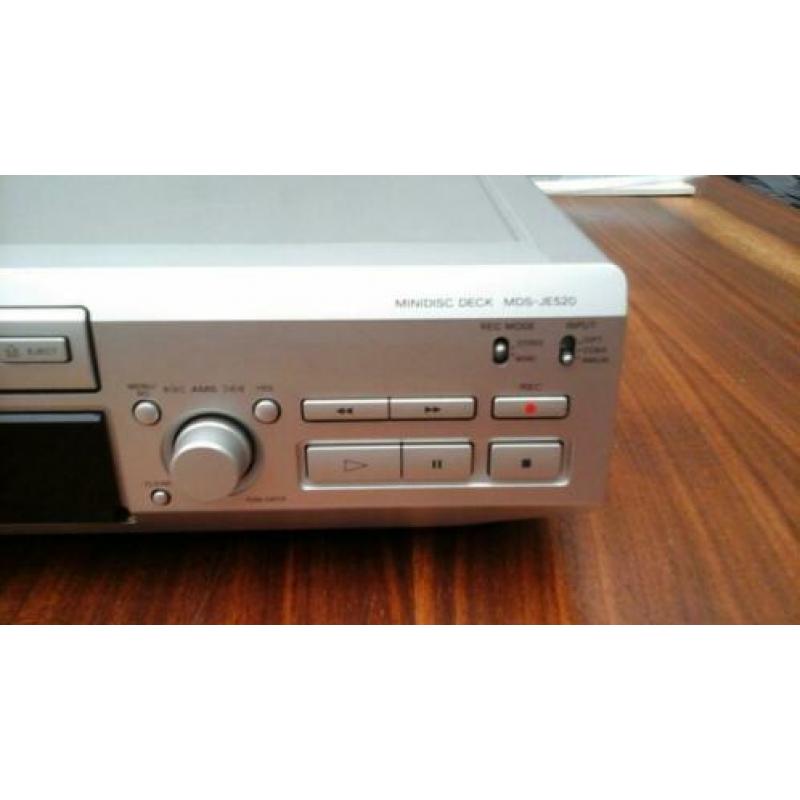 Sony minidisk deck MDS JE 520