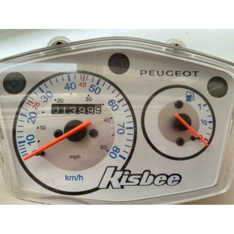 Peugeot kisbee kilometer teller