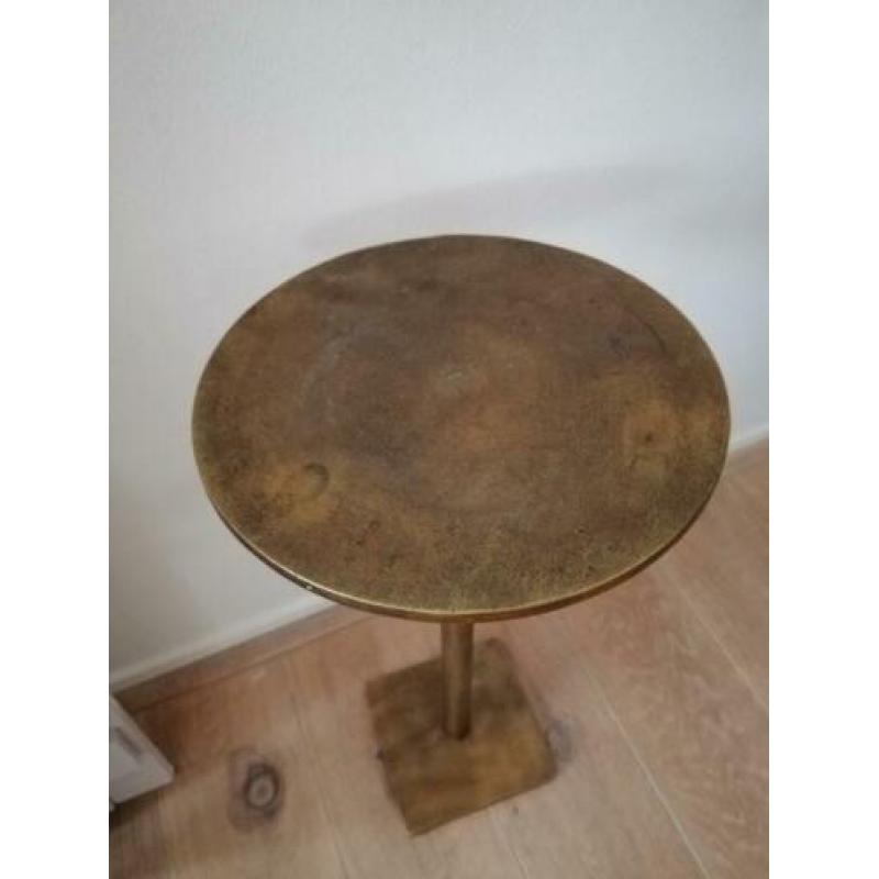 Bagstand van Pols Potten. Brasskleurig. 25 cm dm. 45,-