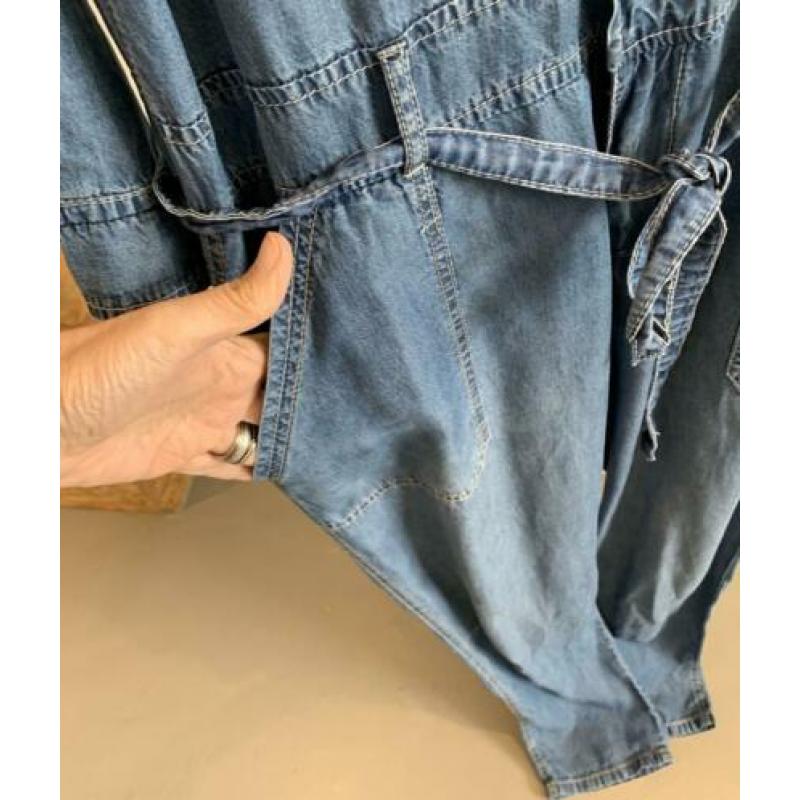SUMMUM BLUE DAZE nieuwe l.blauwe jeans jumpsuit maat 42