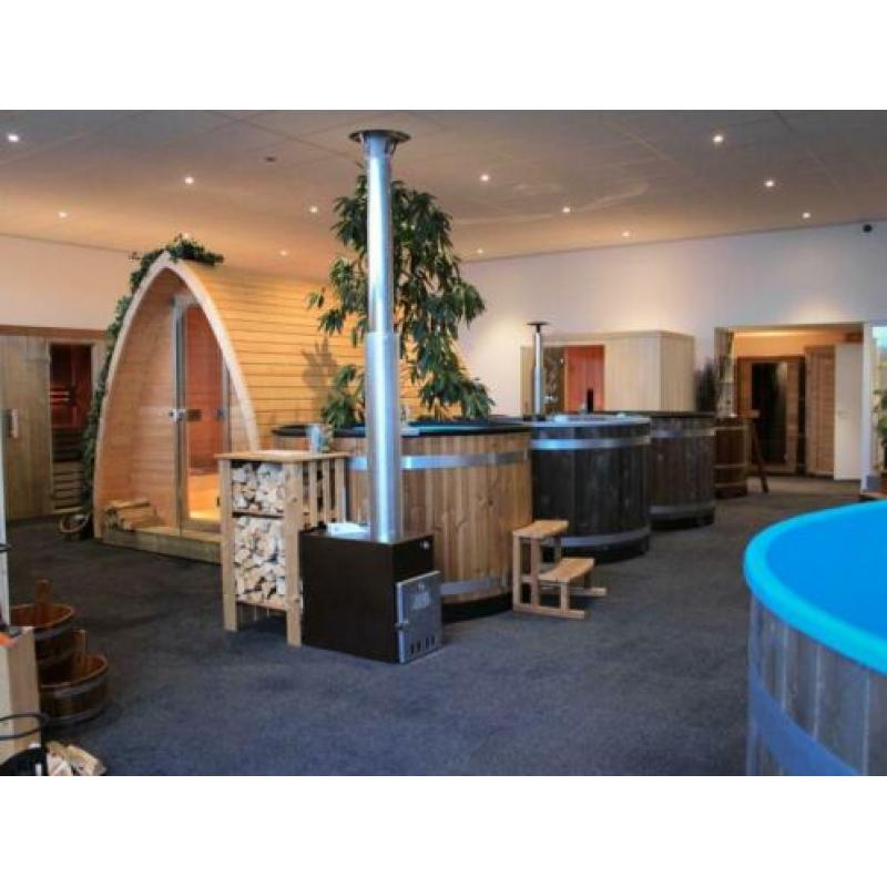 Alle soorten sauna's in de showroom van BASTU. Kom langs.