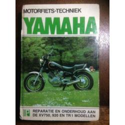 Motorboek Yamaha XV750-920 en TR1 modellen