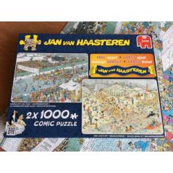 Jan van Haasteren puzzel 2 in 1 met sjaal