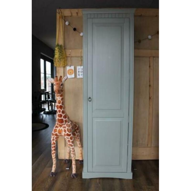 Brocante Babykamer / massief hout / vintage groen / uniek